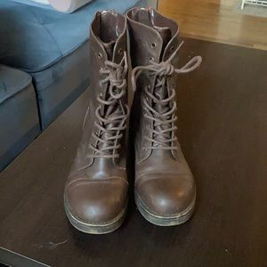 Madden Girl combat boots